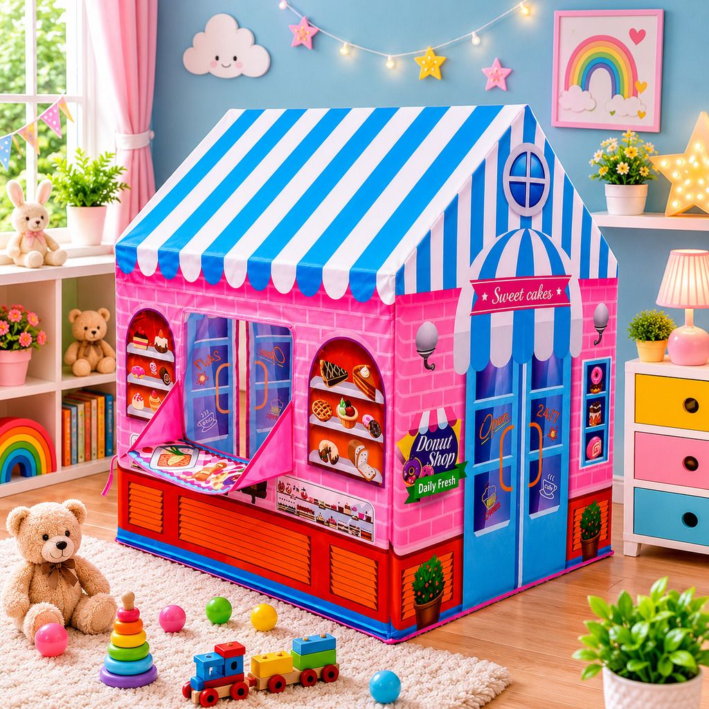 oregon Play Tent House for Kids | Candy House Tent | K1G2 | 3-10 Years Old Kids-picture-15