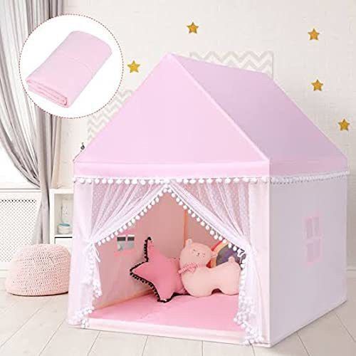 New outdoor 9-SN KIDS PLAY TENT HOUSE FOR 3-15 YEAR OLD BOYS ( PLAIN PINK)-image-49