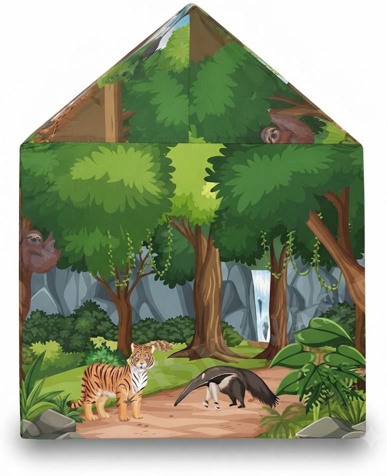 Kids Play Tent House | Foldable Indoor Outdoor Play Shelter for Kids-image-42