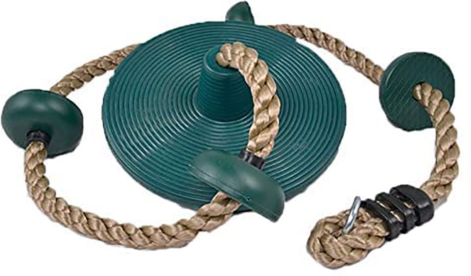 kinder rootz 6.5ft Platform Disc Tree Swing Seat And Climbing Knot Rope With Hook For Kids-picture-48