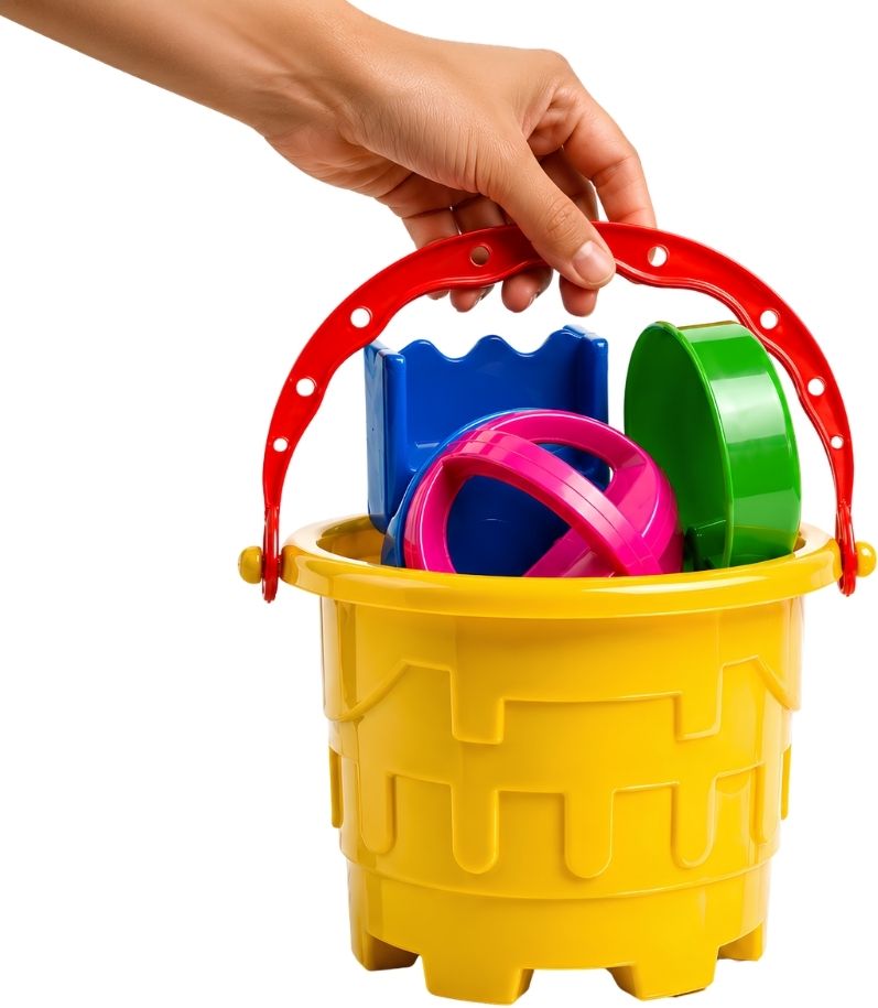 Beach Play Set for Toddlers with Bucket, Sand Tools and Molds-image-48