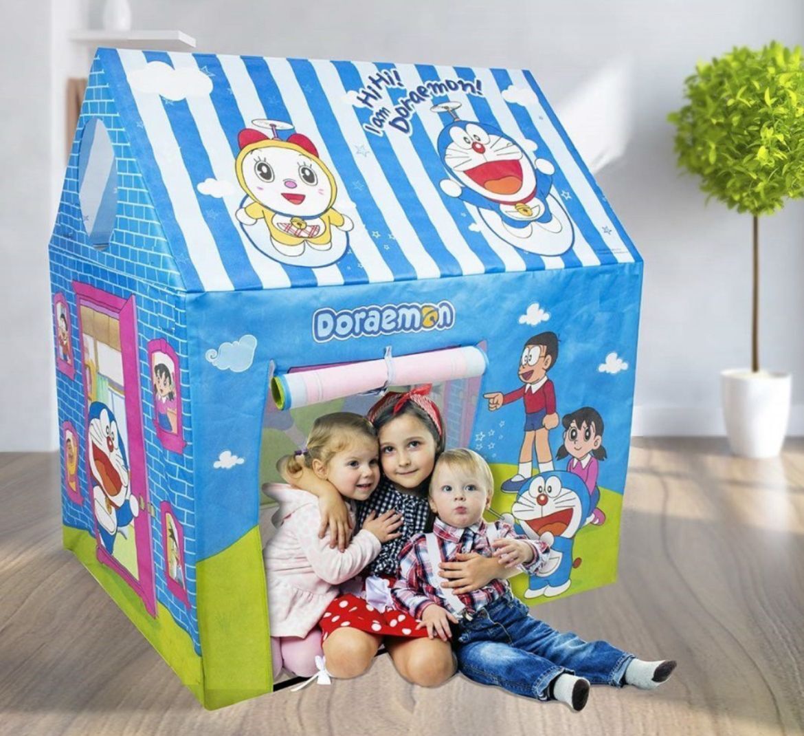 jayaansh traders Doremon Jumbo Tent House Extremely Light Weight Tent House For Kids-A-picture-12