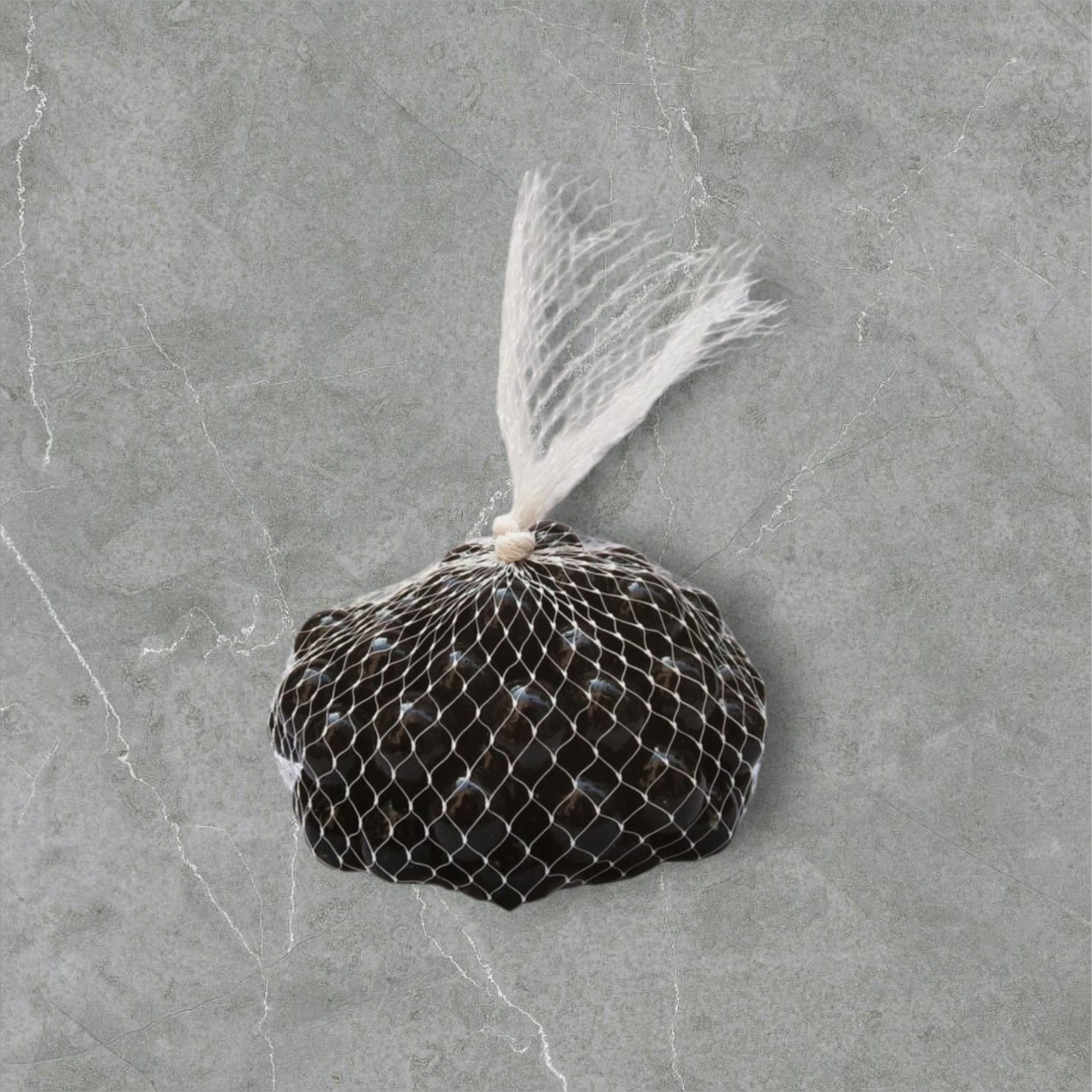 90Piece Black Color Kanche Marble Glass Ball Goli_a43