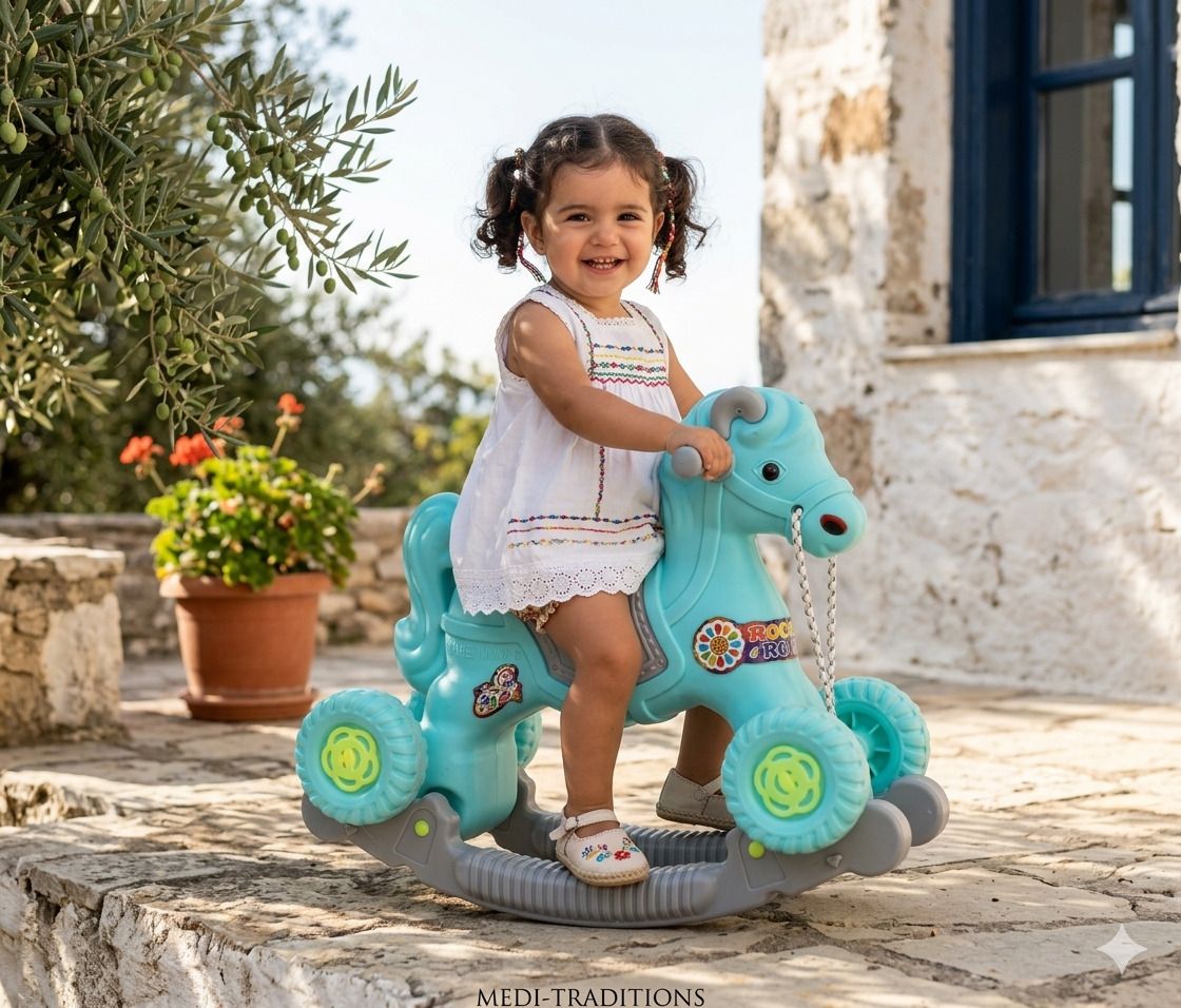 Rocking & Rolling Pony horse ride on rocker for toodler 1-3 years-image-44