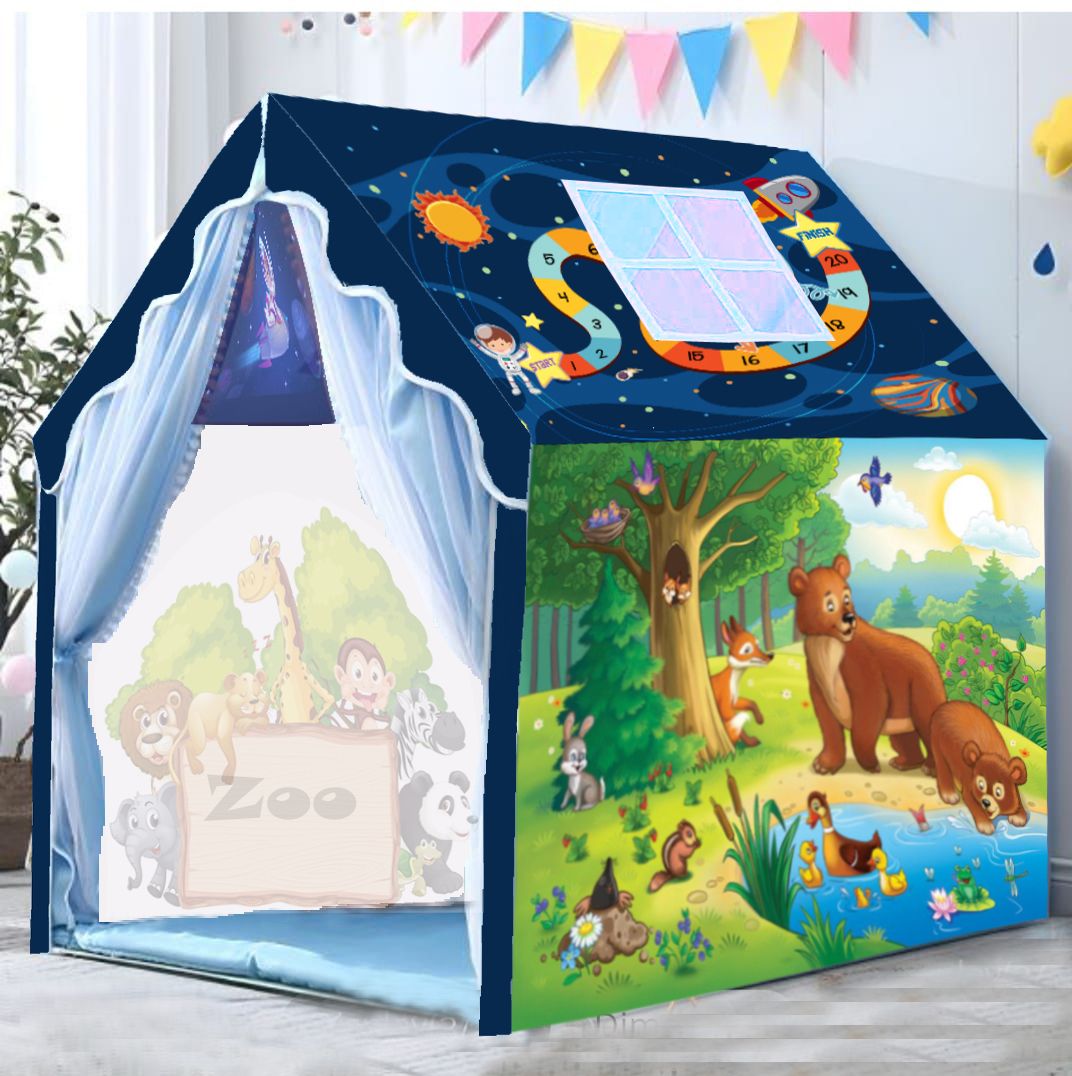 sukan tex Jumbo Big Size Tent for 8 Year Old Girls and Boys blue jungle kids tent house-picture-13