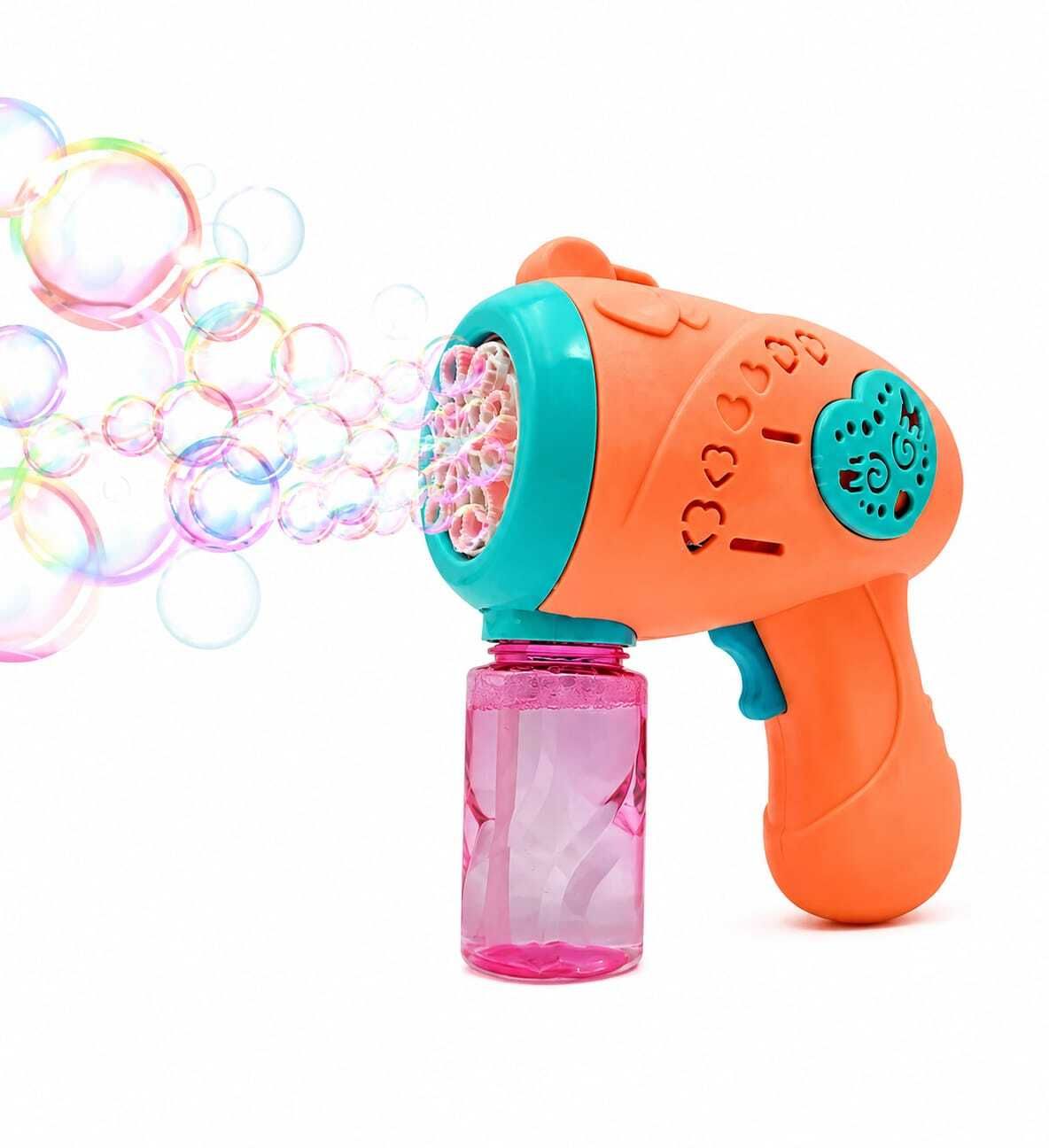 Bubble Toy Gun for Kids 3+ Years Light-Up Bubble Shooter with Colorful Bubbles-image-41