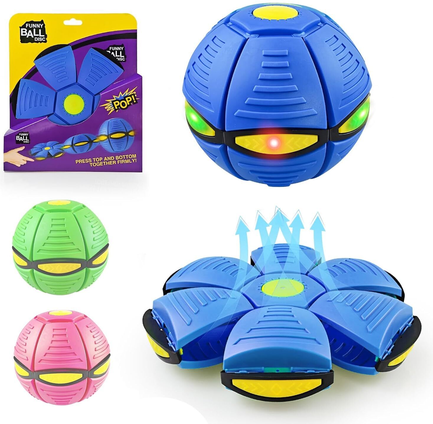 Magic UFO Flying Flat Throw Disc Ball with LED Lights-image-42
