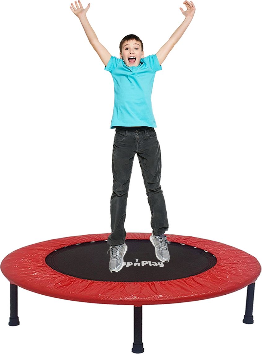 48 inch Mini Jumping Fitness Trampoline for Kids & Adults-image-12