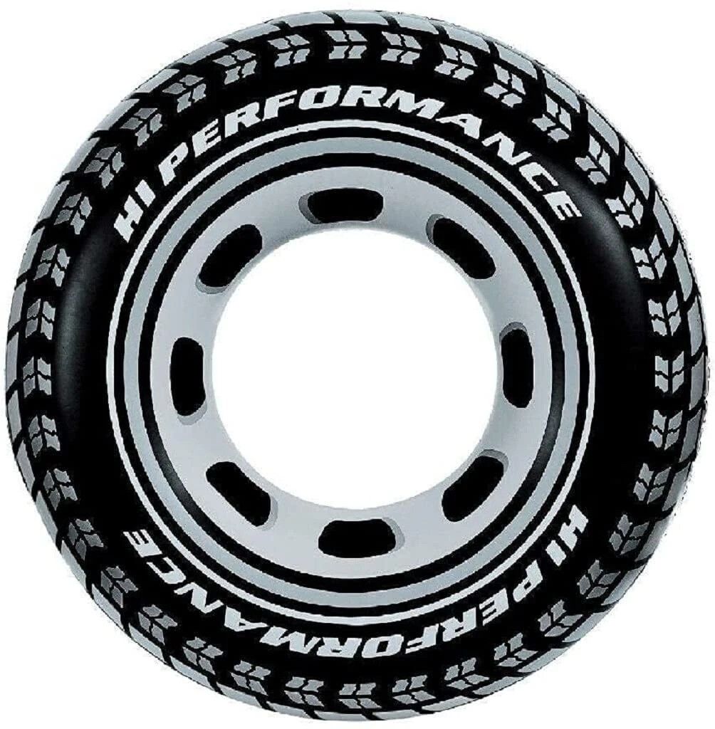Swimming Pool Tube for Adults Big Size Cool Black Wheel Tire Men Swimming Ring-image-46