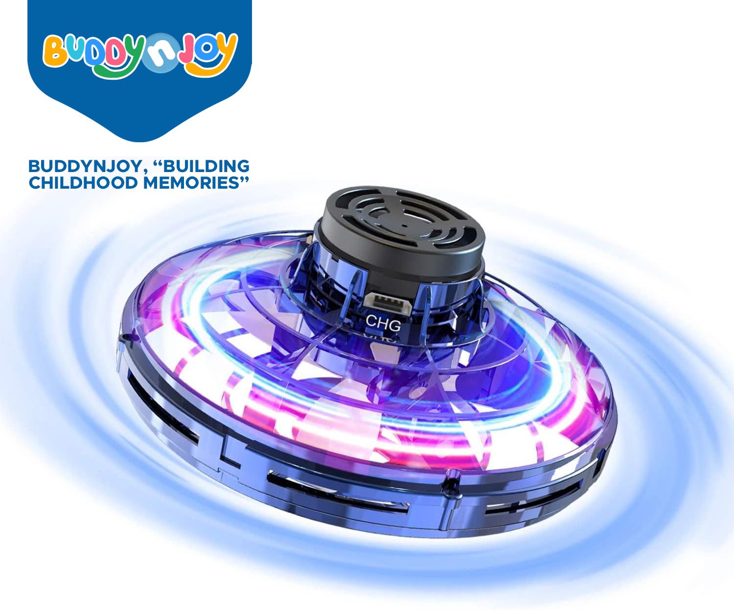 Rechargeable flying spinner