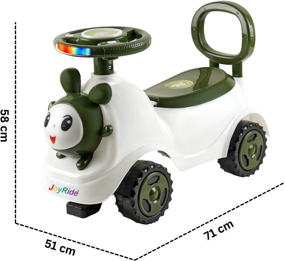 joyride Roady Manual Push Ride On & LED Lights & Music | Backrest-Storage |Boys & Girls-picture-25