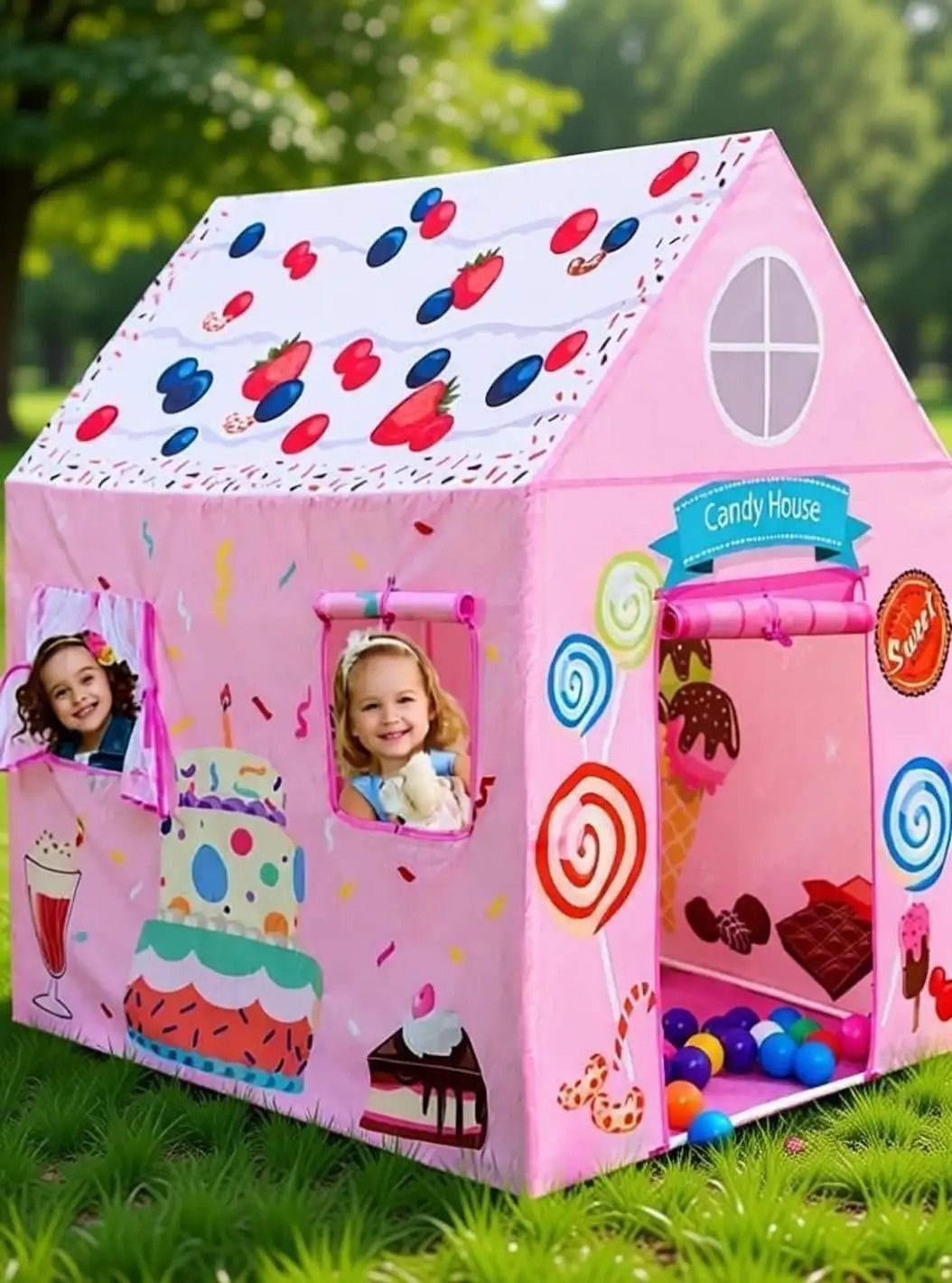 kriyanshlifestyle Jumbo Size Happy Birthday Kids Play Tent House for 10 Year Old Girls and Boys-picture-28