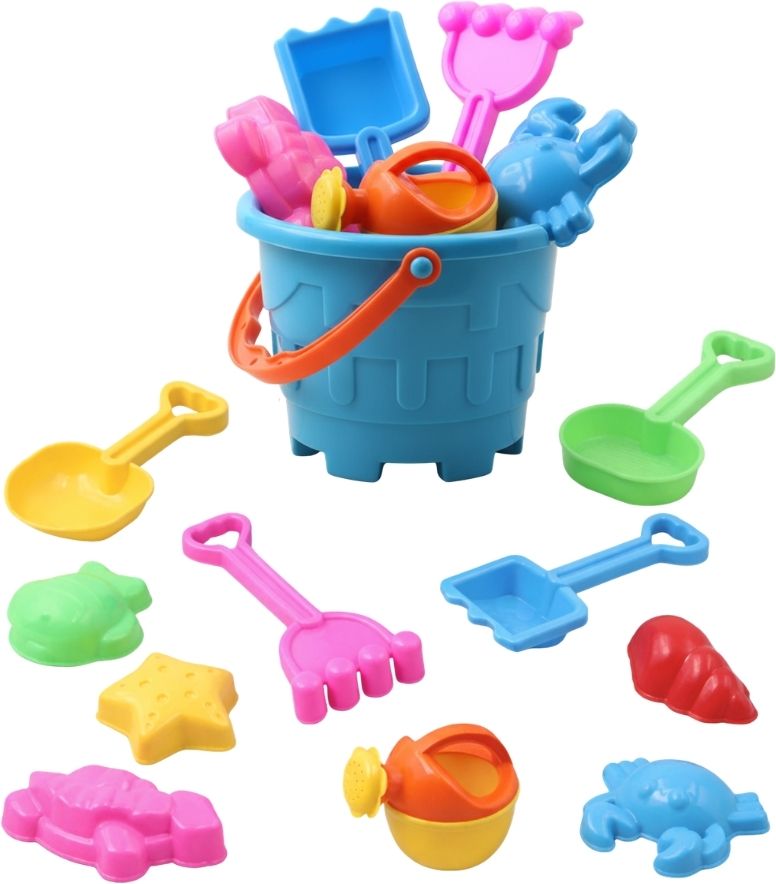 bebright Plastic Sand Play Set with Bucket and Beach Accessories for Kids-picture-34