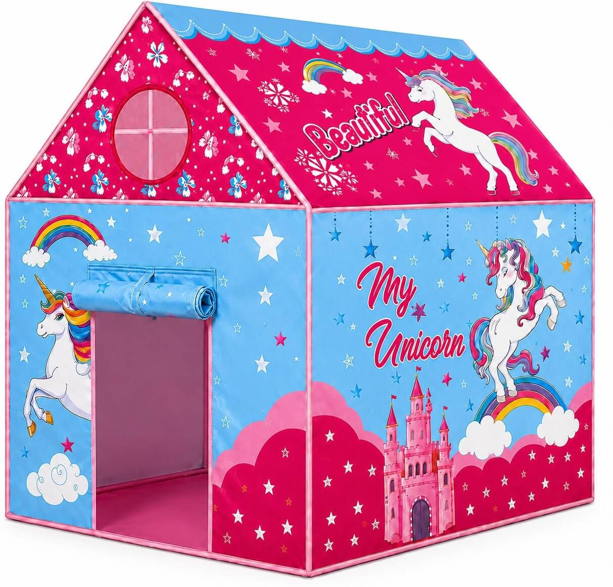 cantus Kids Play Tent House for Girls & Boys, 3-10 Years, Birthday Gift Toys (Unicorn)-picture-42