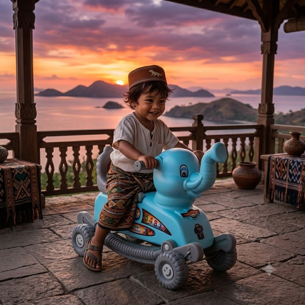 Indoor Outdoor Riding Toy | Birthday Gift for Kids Age 2-6 Years-image-12