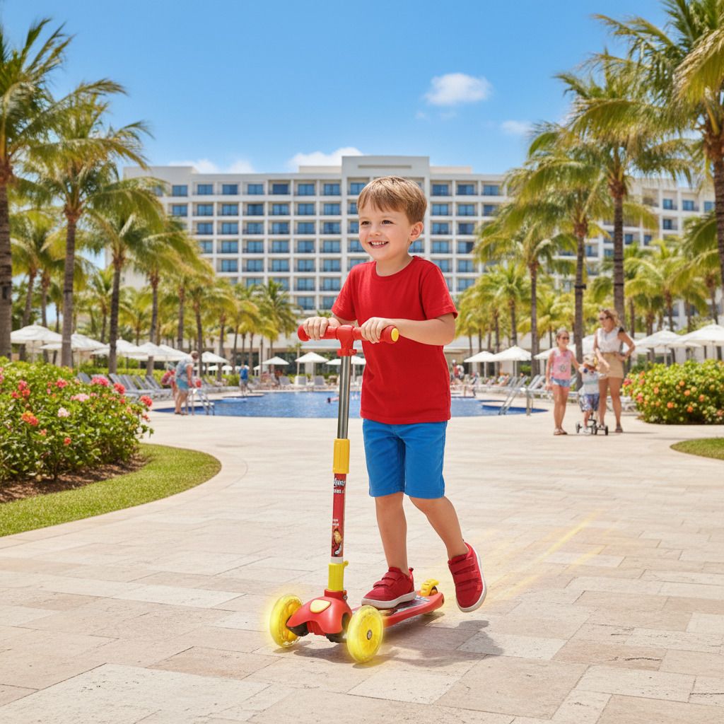 avengers Iron Man Smart Glide Scooter for Kids with Durable Build-picture-46