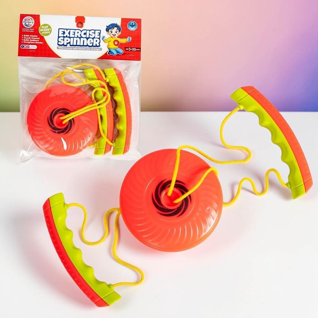 Kids Toys Active Play Exercise Spinner Rope Pull Toy-image-41