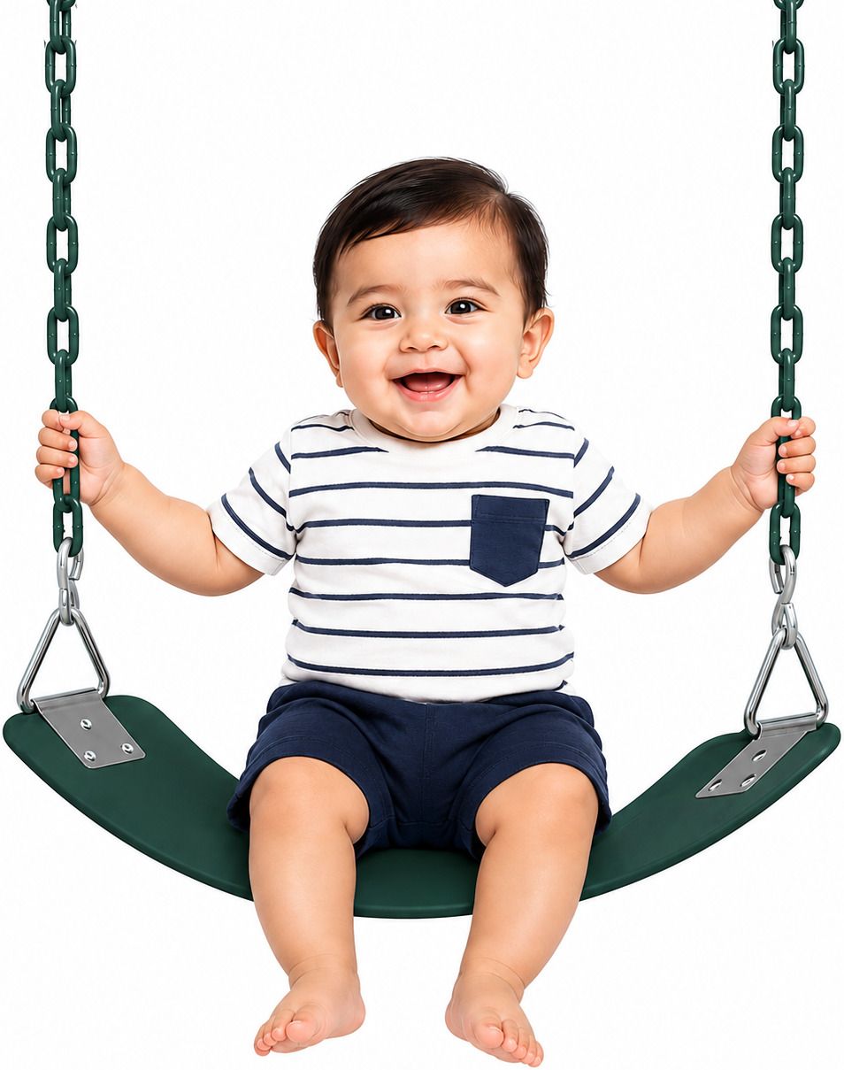 kinder rootz Flexible Swing Seat with Metal Ring for Kids & Adults(1.5m Chian+1 Seat+4 hook)-picture-17