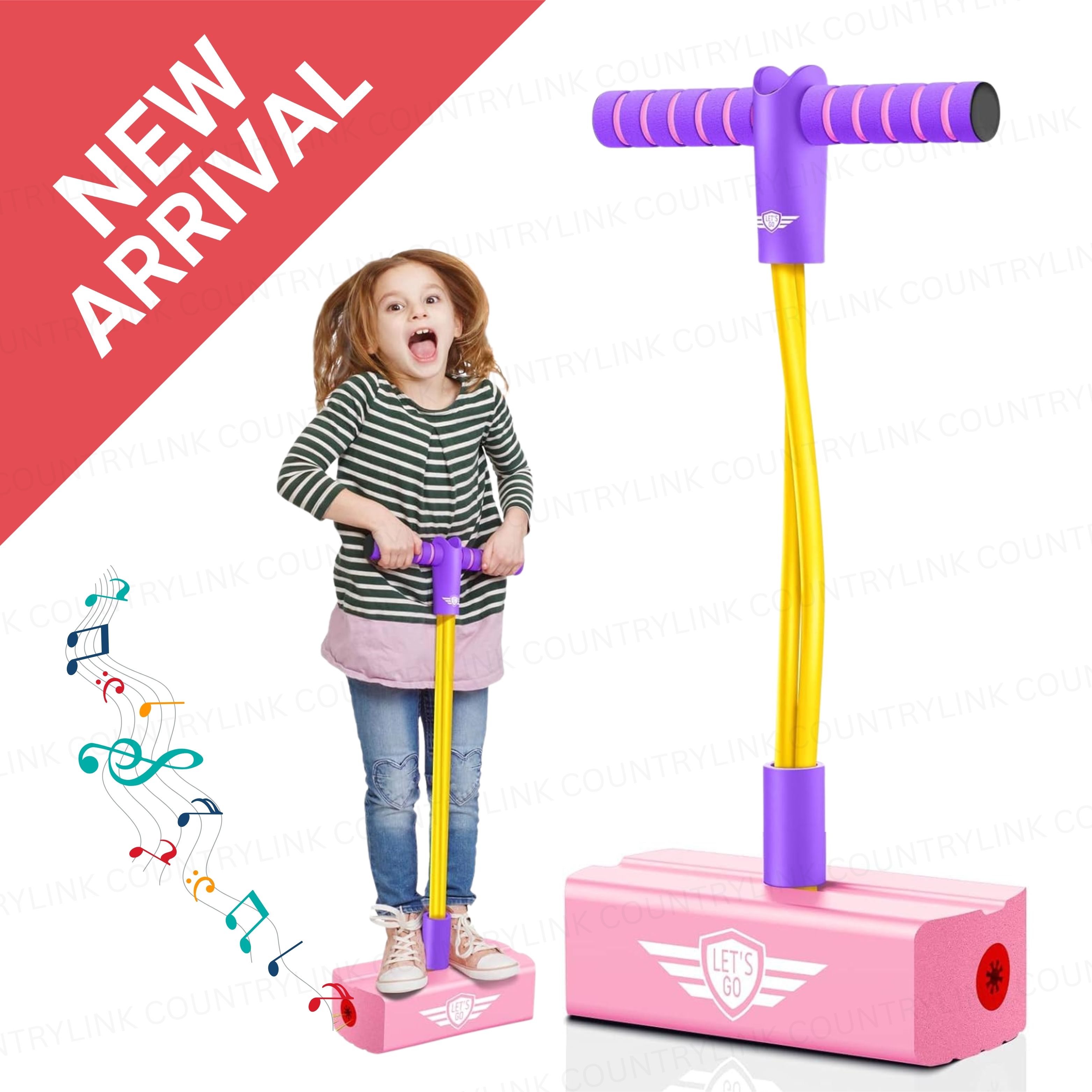 countrylink Jumpins Foam Pogo Stick Kids Jumper Trainer Indoor Outdoor Balance Fun Game Toy-picture-28