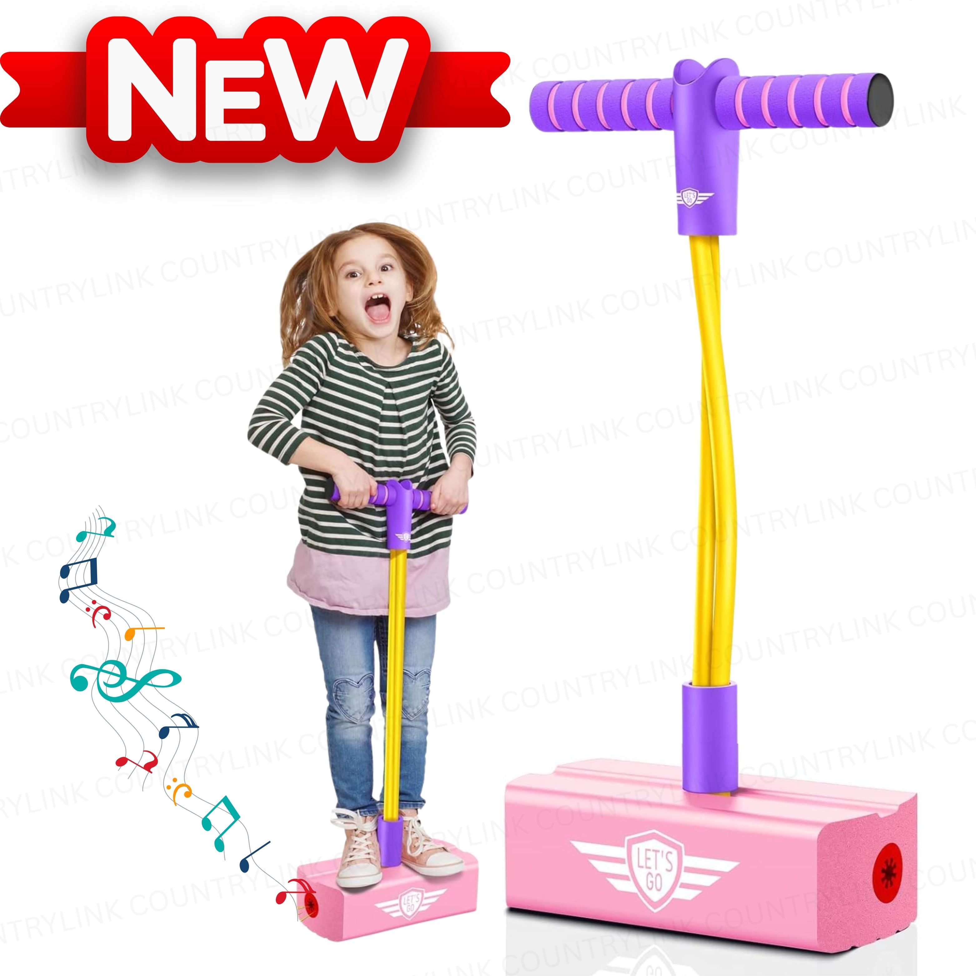 countrylink Jumpins Kids Foam Pogo Stick Jump Trainer Safe Balance Skill Toy-picture-30