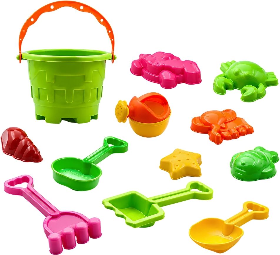 bebright Educational Beach Sand Toy Set for Toddlers with Bucket & Tools-picture-20