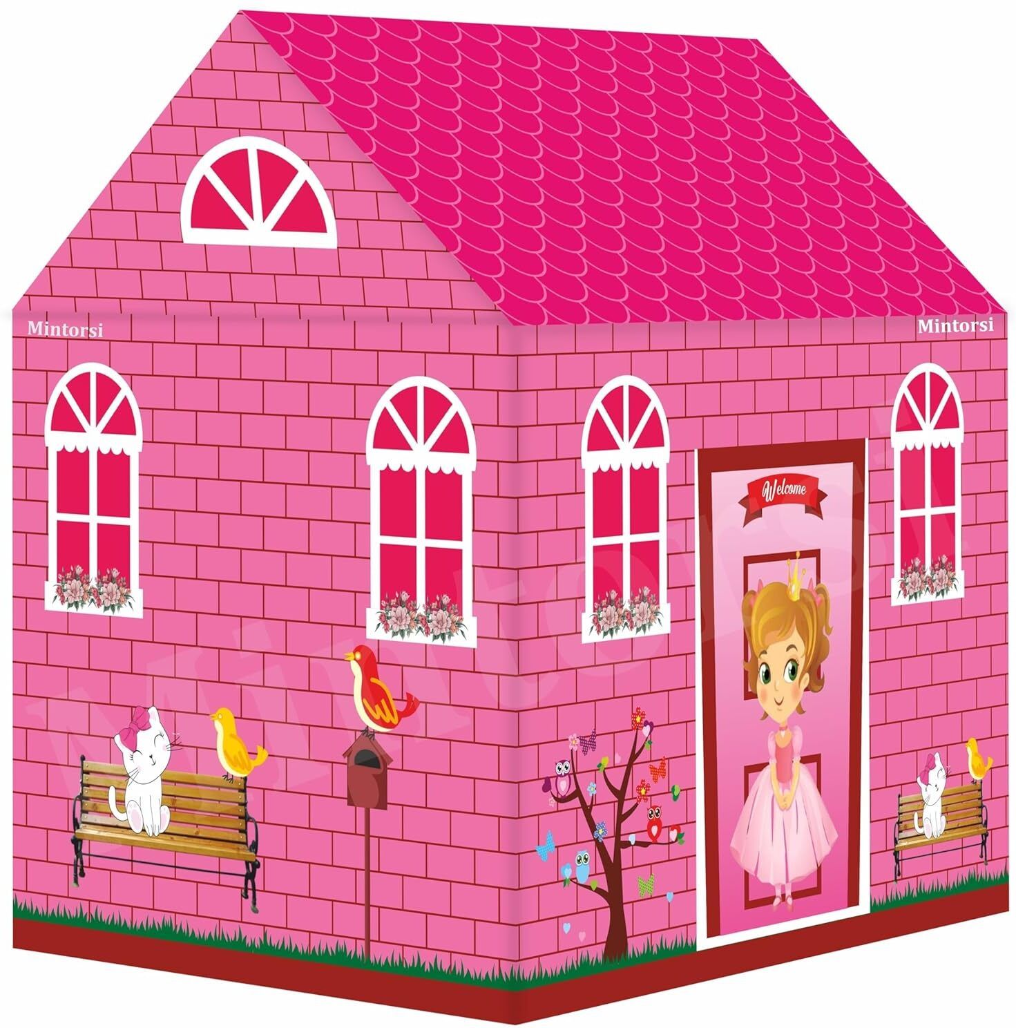 nutriverse Kids Princess Pink Play Tent House Foldable Indoor & Outdoor-picture-8