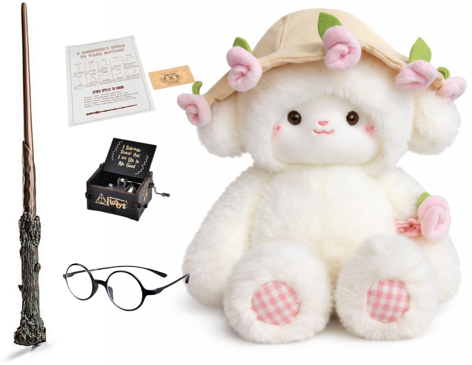 Reversible Sheep and Harry Potter Wand Collectable Toys Role Play for Fans