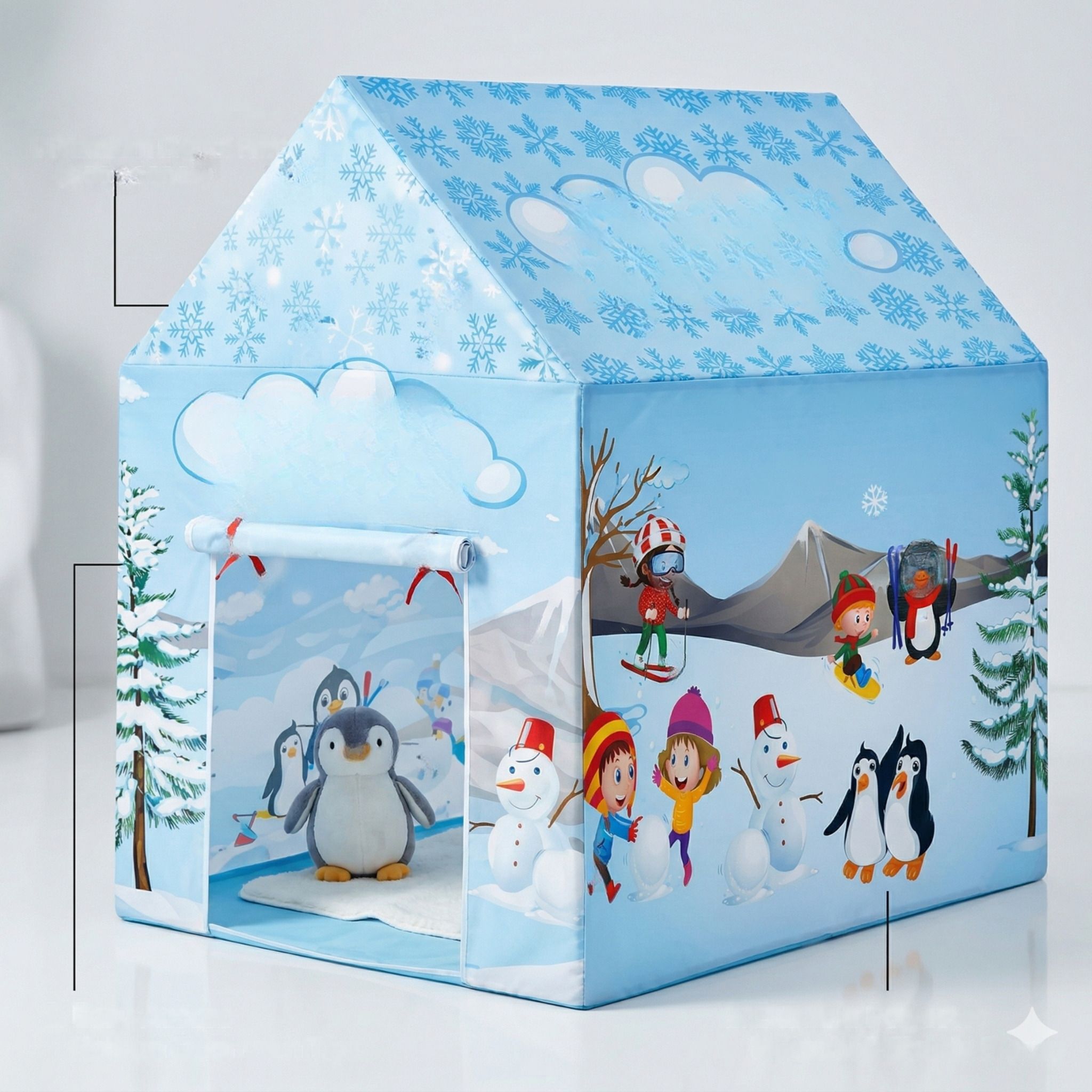 Playhouses Tent for Kids Home Penguin Tent - For Kids-image-30