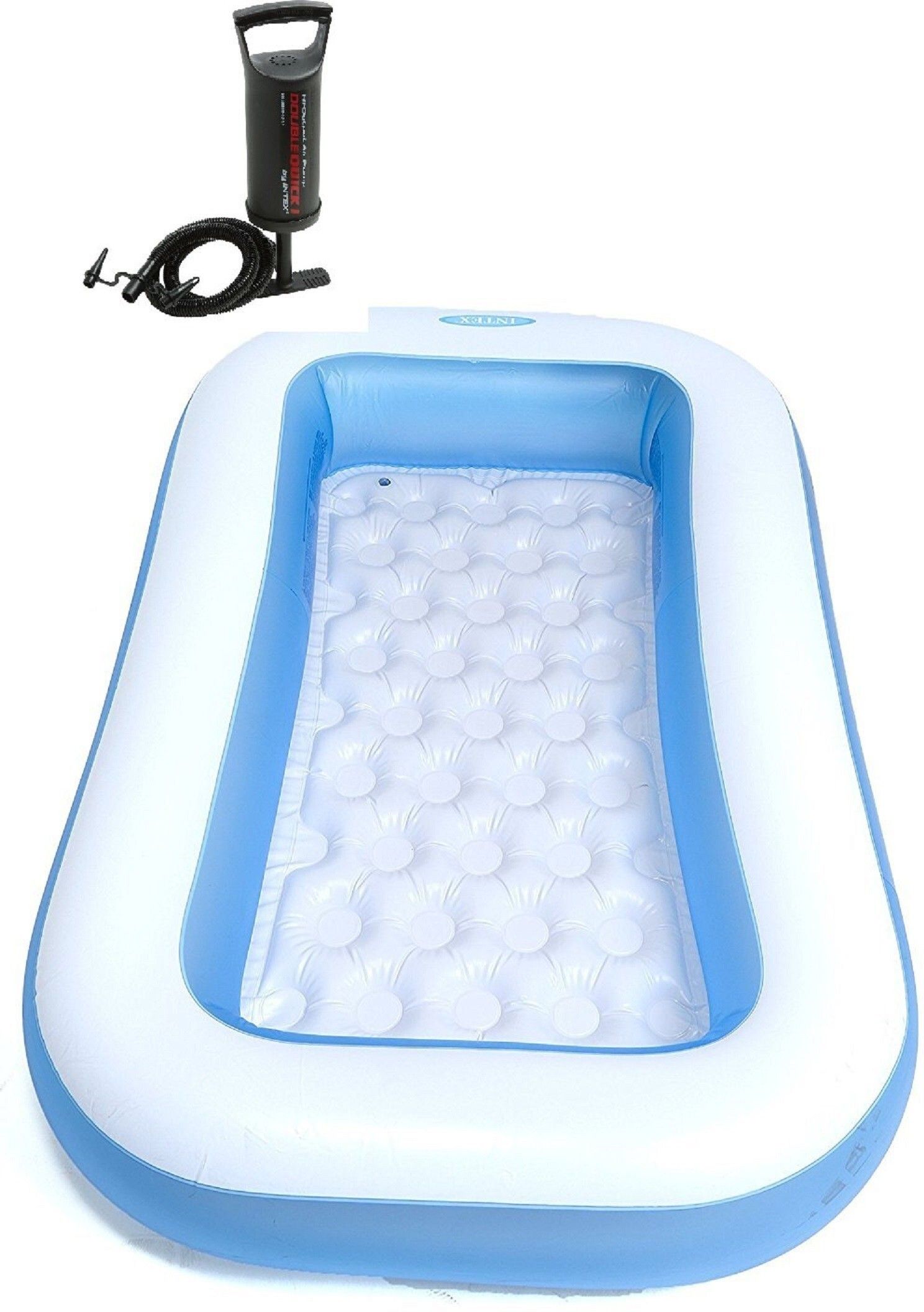 Inflatable Kid Swimming Pool with Air Pump, Baby Bath tub, Water Pool for Kids
