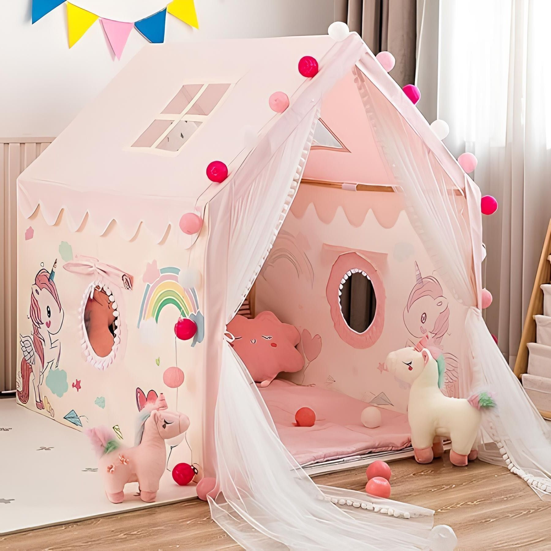 Kids play tent house Unicorn House