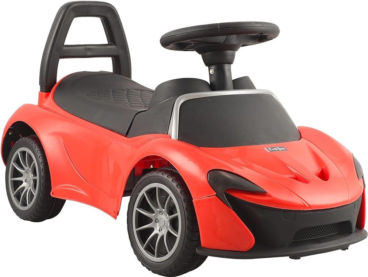 DRIFT Car with Music & LED Light, Rideon with Backrest Seat Storage 1 to 3 Years