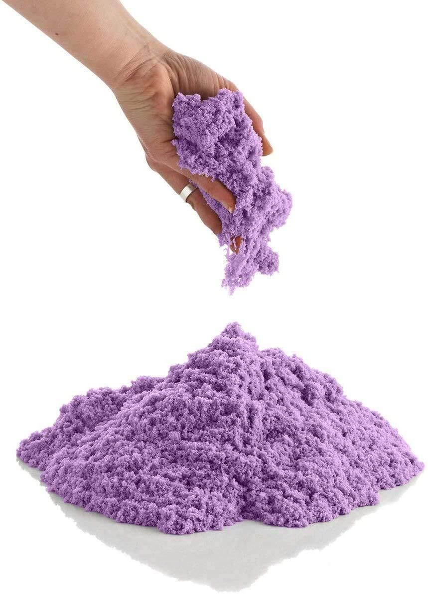 funblast Creative Sand for Kids – Natural Kinetic Sand - 500 GM - Purple Color Sand-picture-37