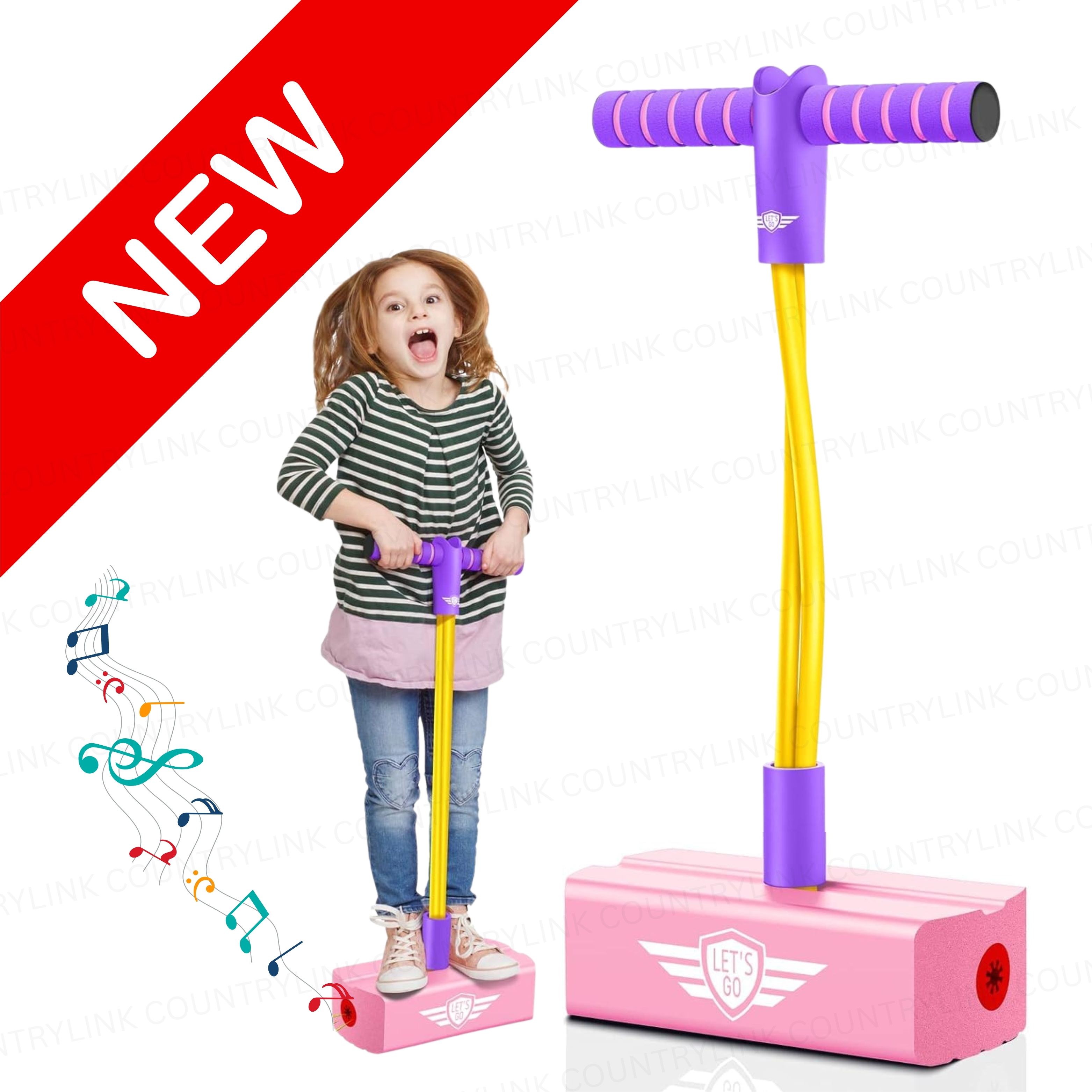 countrylink Jumpins Kids Foam Pogo Stick Jump Trainer Safe Balance Outdoor Fun Toy-picture-6