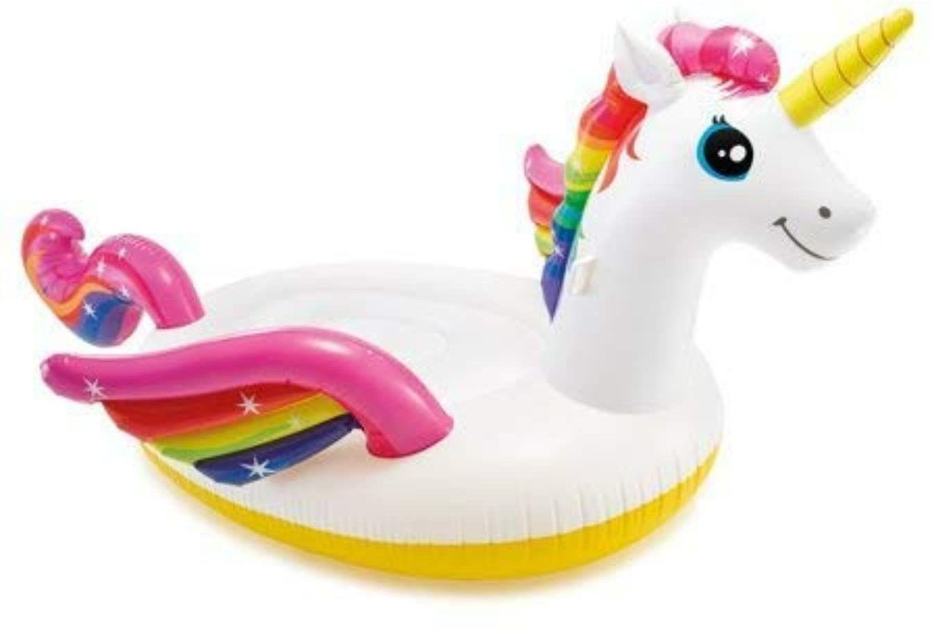 nyrwana delivering smiles in inida Unicorn Ride-On Swimming Air Pool Float Inflatable Floaters Water Pool Inflatable Swimming Pool-picture-10