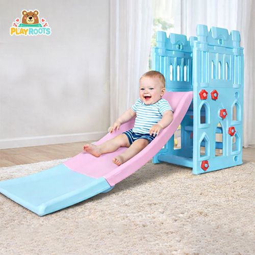Kids Indoor Slide for Toddlers | Safe Plastic Baby Slide Playset Toy-image-13