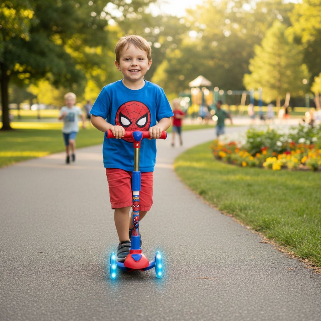 avengers Spider-Man Hero-Glide 3-Wheel Kick Scooter for Kids-picture-42