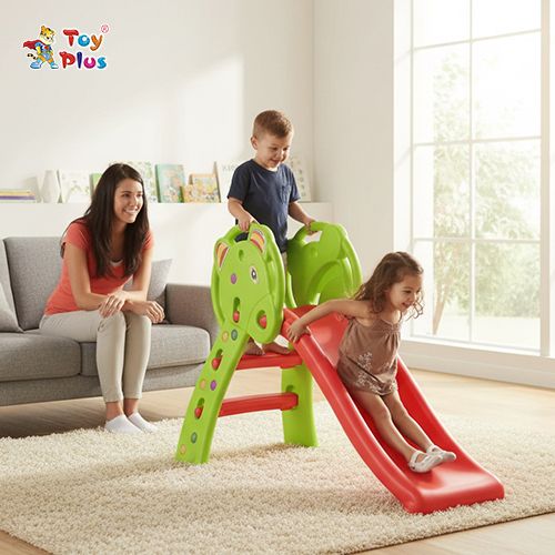 toy plus Toddler Slide with Ladder Kids Plastic Slide for Indoor Use-picture-46