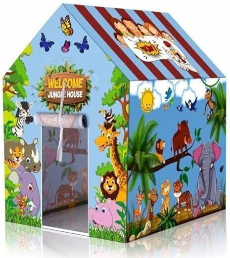 kinjovilla Portable Folding Kids Play Tent House | Lightweight Indoor Outdoor Play-picture-26
