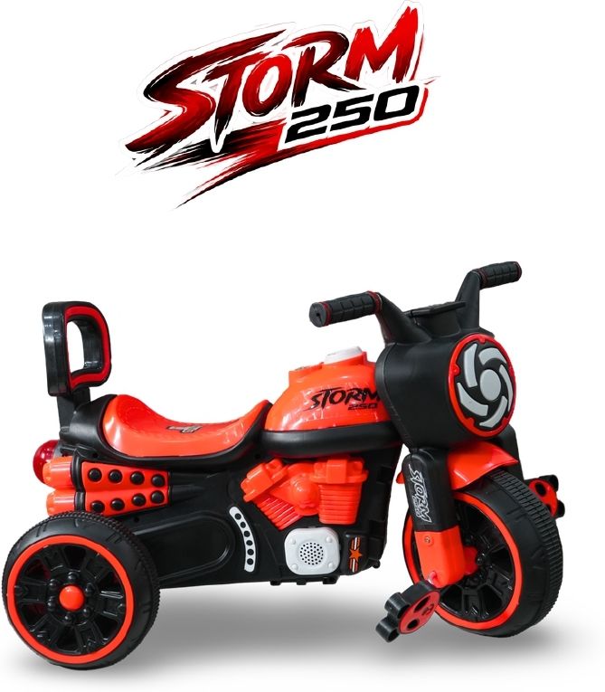 Storm 250 Rider Ride-on Trike for Kids with Musical Horn and Lights 2 to 5 Years Storm 250 Rider Ride-on Trike for Kids with Musical Horn and Light 2 to 5 Years Tricycle-image-17