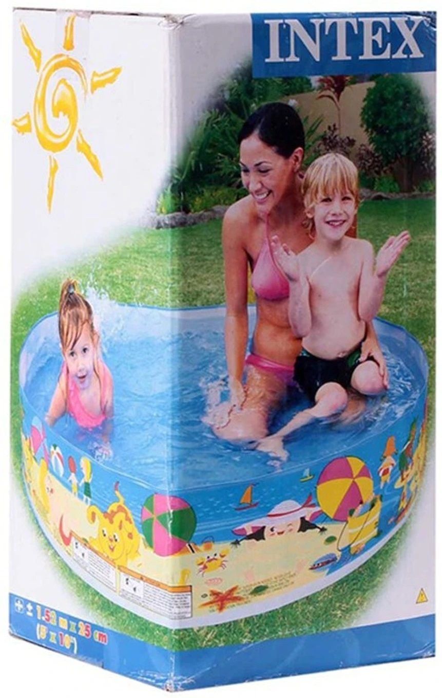 intex 5 FT - 1 Fun Swimming Pool-5ft Inflatable Swimming Pool (Blue)-picture-11