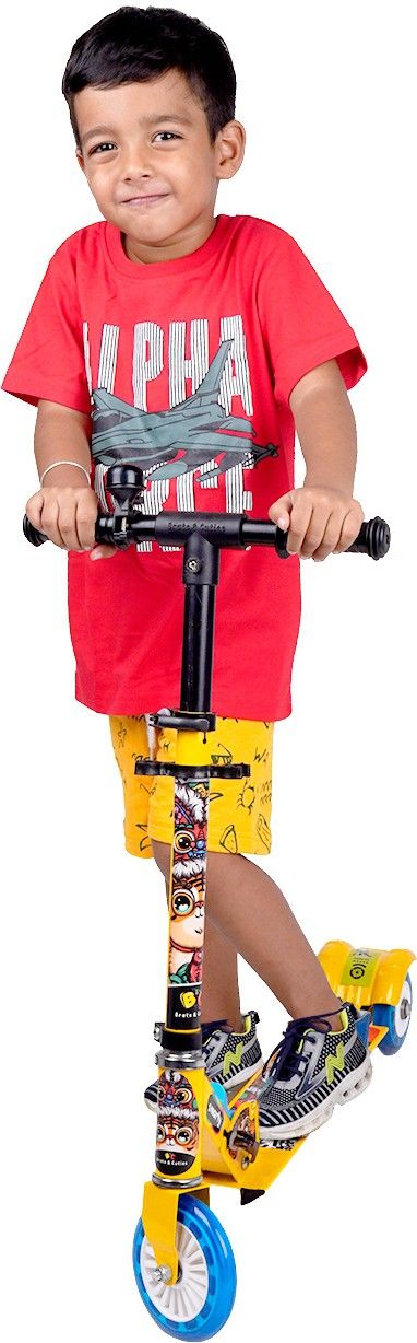 speedfox Kids folding kick runner for boys and girls agegroup 2-6 years max weight 40kgs Kids Scooter-picture-55