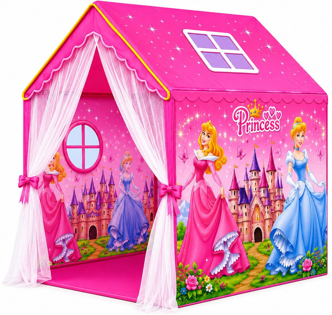 Tent House Girls and Boys 10 Years Princess Theme Big Size Kids Toys-image-44