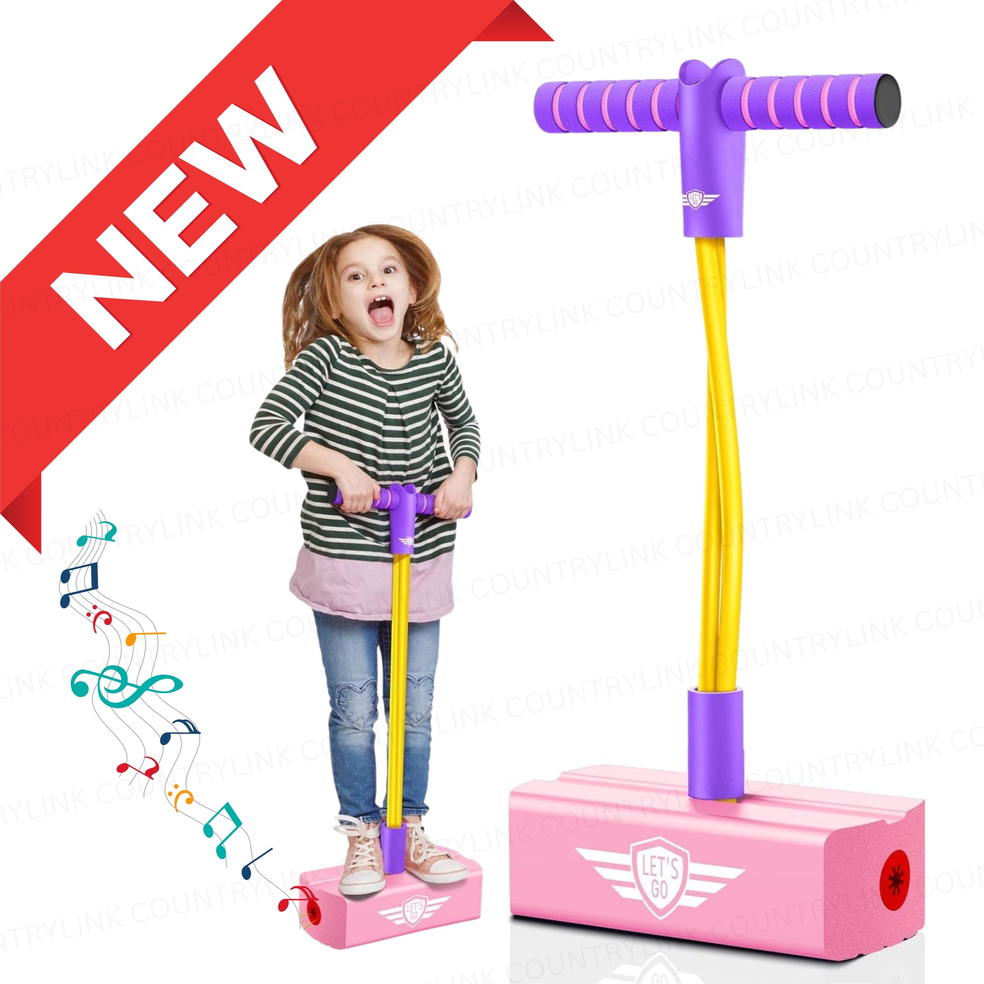 countrylink Jumpins Kids Foam Pogo Stick Jump Trainer Indoor Balance Safe Fun Toy-picture-25