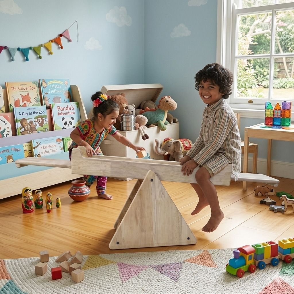 Wooden Fun Ride Seesaw-image-3