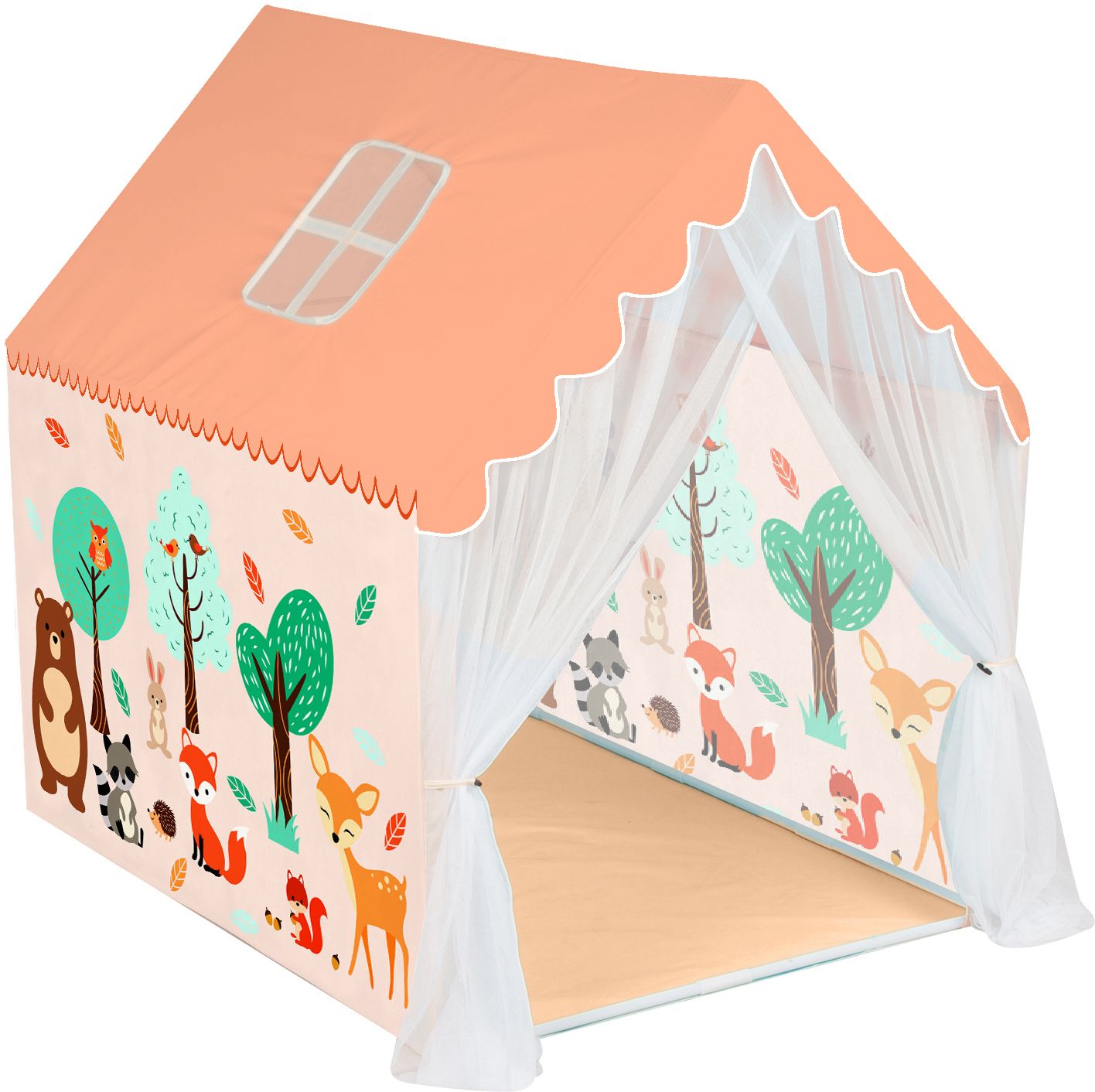 orange jungle kids play tent-image-5