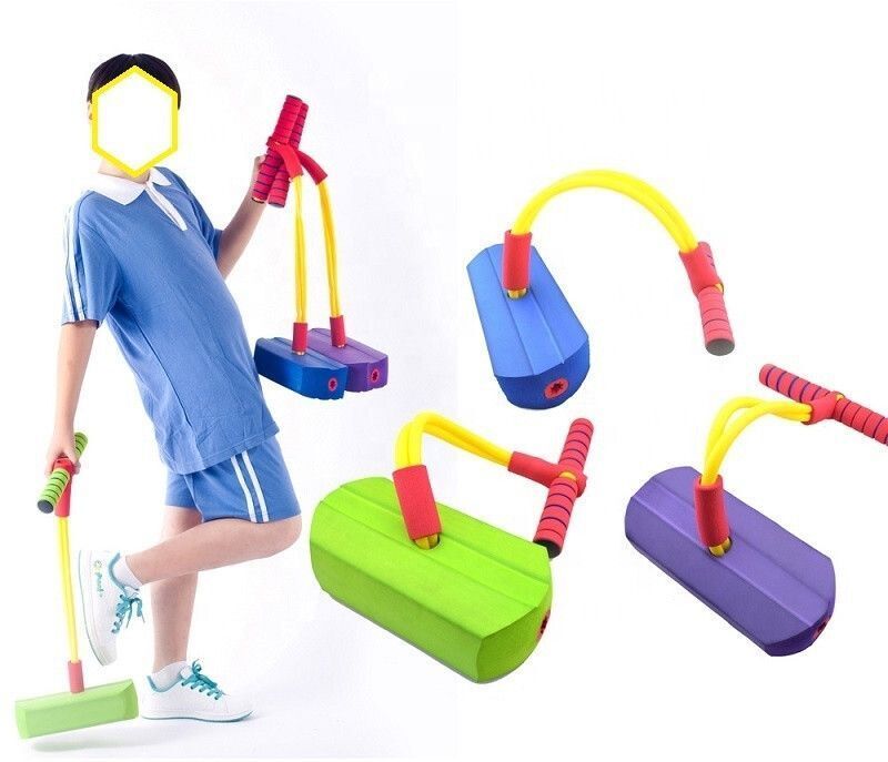 Colorful Kids Jumping Stick – Pogo Toy with Foam Base