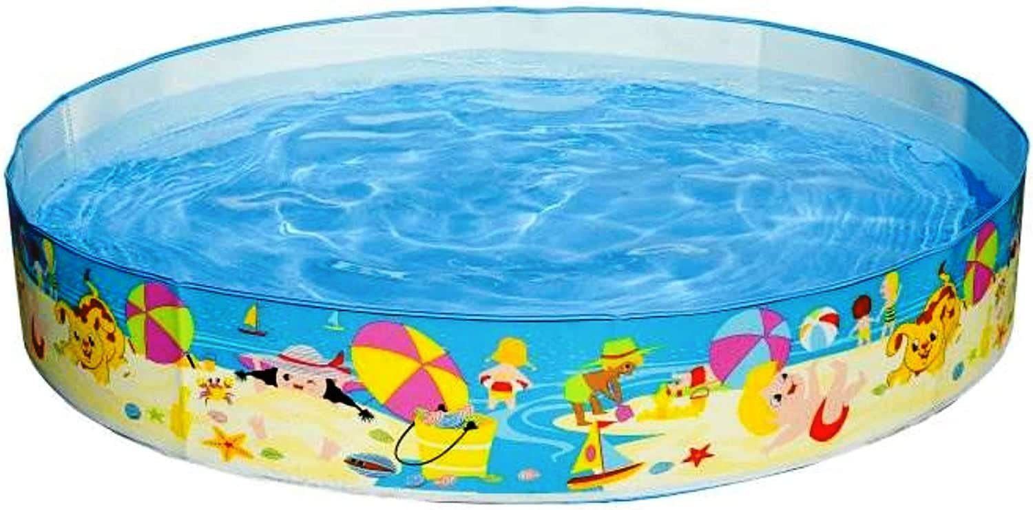 Inflatable Kids Bath Tub, 5 Ft (Multicolor) ( 1.52 m x 25 cm )-image-27