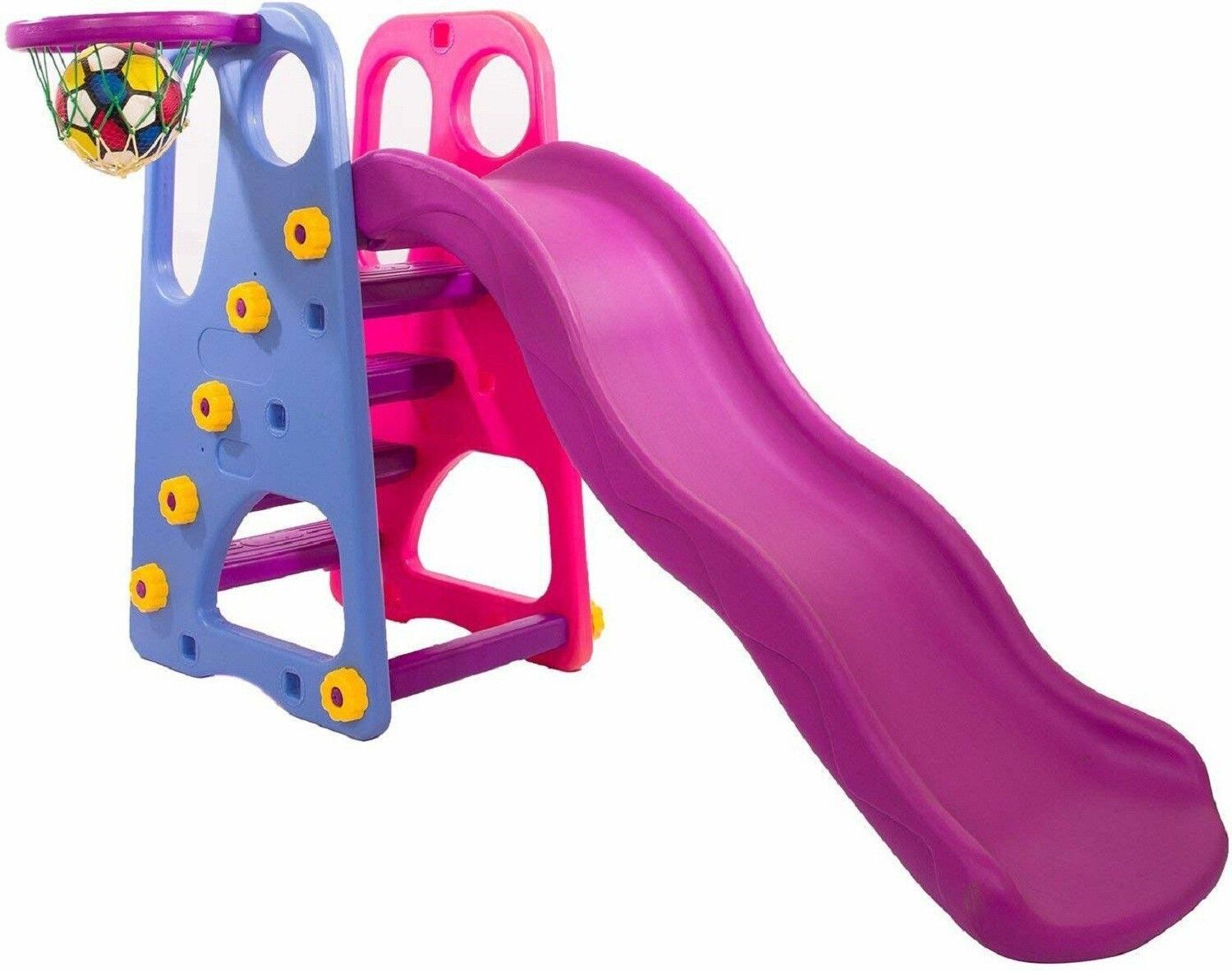 Wavy Garden Slide for Kids and Toddlers//Slide for Indoor and Outdoor Play for Girls and Boys //1-8 YEARS//L-165 cm W-82 cm H-105 cm