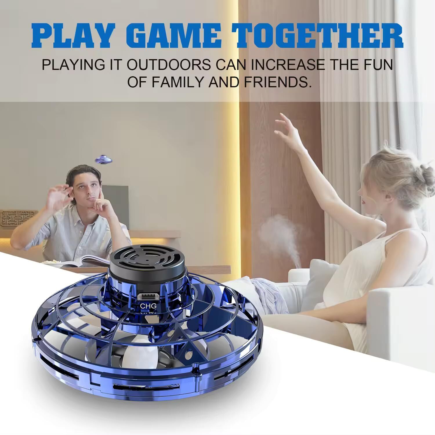 New Flying Spinner Toys for Kids & Adults, Boomerang Spinner Hand Controlled