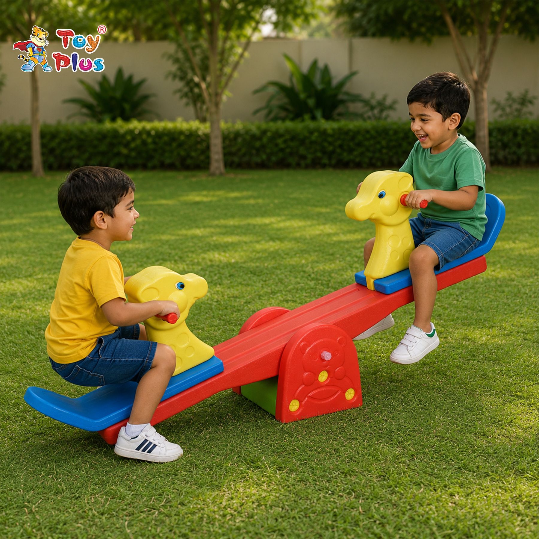Toddler Double Seat See Saw for Boys Girls Indoor Outdoor Play-image-39